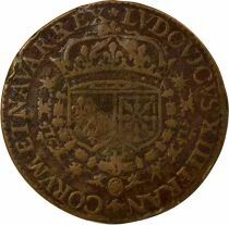 Louis XIII - Cooper Counter Token - XVIIth Century