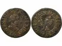 Louis XIII - Denier Tournois, Type 1 - 1612 A Paris