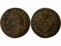 Louis XIII - Double Tournois, Type of Warin - 1643 A Corbeil