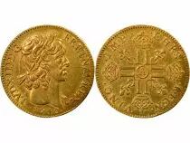 Louis XIII - Gold Louis, with Eight L - 1640 A Paris
