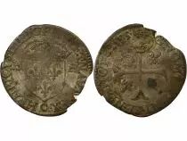 Louis XIII - Quinzain, countermarked Douzain of Henyi IV - 1640 (1550 C St L&ocirc;)