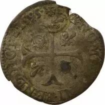 Louis XIII - Quinzain, countermarked Douzain of Henyi IV - 1640 (1550 C St L&ocirc;)