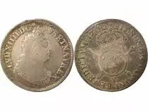 Louis XIV - 1/2 Silver Ecu, with insignia, Reformed - 1702 Y Bourges