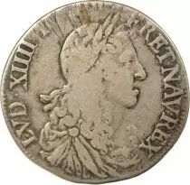 Louis XIV - 1/2 Silver Ecu with Juvenile Bust - 1661 H La Rochelle