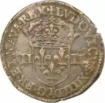 Louis XIV - 1/4 Silver Ecu - 1644 T Nantes