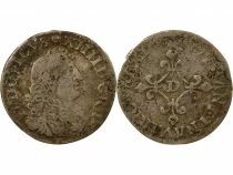 Louis XIV - 4 Silver Sols of the Contractors - 1677 D Vimy