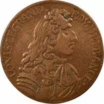 Louis XIV - Copper Token, Truce of Ratisbon - Nuremberg
