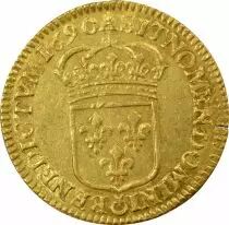 Louis XIV - Gold Louis with Shield - 1690 A Paris