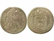 Louis XIV - Silver Counter Token - Nuremberg, Pierced