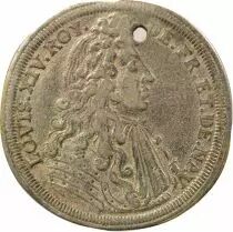 Louis XIV - Silver Counter Token - Nuremberg, Pierced