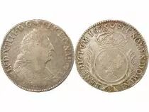 Louis XIV - Silver Ecu with Palms  - 1695 AA Metz reformed