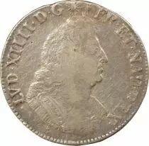 Louis XIV - Silver Ecu with Palms  - 1695 AA Metz reformed