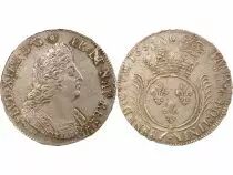 Louis XIV - Silver Ecu with Palms - 1694 H La Rochelle, reformed