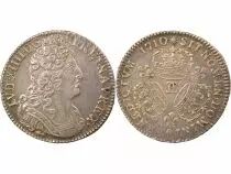 Louis XIV - Silver Ecu with Three Crowns - 1710 Besan&ccedil;on