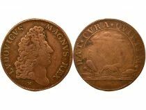 Louis XIV ? Copper Token, Casual Revenues ? 1665 / 1680