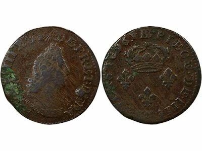 Louis XIV? - 4 Deniers - 1696 BB Strasbourg
