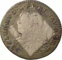 Louis XV - 1/10 Silver Ecu with Olive Branches - 1728 T Nantes