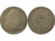 Louis XV - 1/2 Silver Ecu, with dressed up Bust - 1727 L Bayonne