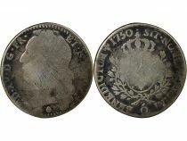 Louis XV - 1/2 Silver Ecu, with Headband - 1750 O Riom