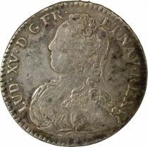 Louis XV - 1/2 Silver Ecu with Dressed up Bust - 1730 M Toulouse