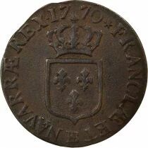 Louis XV - 1/2 Sol, with Old Head - 1770 BB Strasbourg