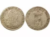 Louis XV - 1/6 Silver Ecu, Shield of France - 1721 R Orl&eacute;ans, Reformed