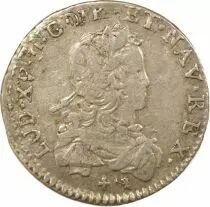 Louis XV - 1/6 Silver Ecu, Shield of France - 1721 R Orl&eacute;ans, Reformed
