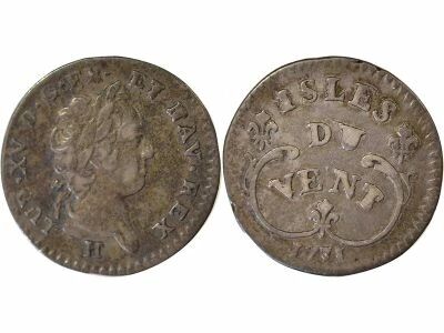 Louis XV - 12 Silver Sols - 1731 H la Rochelle