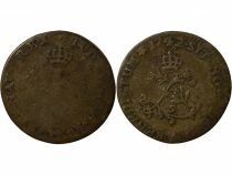 Louis XV - 2 Sols, with two crowned L -  1742 A Paris