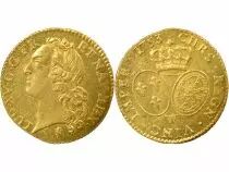Louis XV - Gold Louis, with Headband - 1753 W Lille
