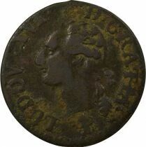 Louis XV - Liard, with Shield - 1785 T Nantes