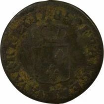 Louis XV - Liard, with Shield - 1785 T Nantes