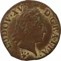 Louis XV - Liard with old Head - 1770 S Reims
