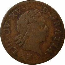 Louis XV - Liard with Old Head - 1774 I Limoges