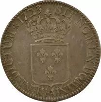 Louis XV - Silver Ecu, of France - 1723 A Paris