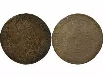 Louis XV - Silver Ecu, with Dressed up Bust - 1726 K Bordeaux