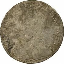 Louis XV - Silver Ecu, with dressed up Bust - 1728 & Aix