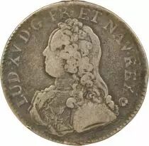 Louis XV - Silver Ecu, with Dressed up Bust - 1728 AA Metz