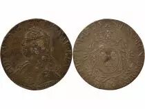 Louis XV - Silver Ecu, with Dressed up Bust - 1729 & Aix