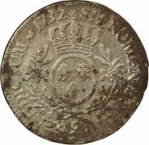 Louis XV - Silver Ecu, with dressed up Bust - 1732 9 Rennes