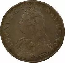 Louis XV - Silver Ecu, with Dressed up Bust - 1732 AA Metz