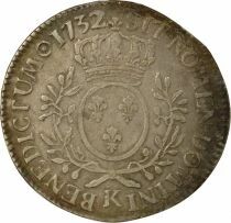 Louis XV - Silver Ecu, with dressed up Bust - 1732 K Bordeaux