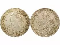 Louis XV - Silver Ecu, with Dressed up Bust- 1775 Q Perpignan