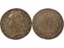 Louis XV - Silver Ecu, with Headband - 1742 D Lyon