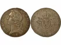 Louis XV - Silver Ecu, with Headband - 1757 9 Rennes