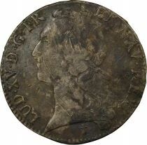 Louis XV - Silver Ecu, with Headband - 1757 9 Rennes