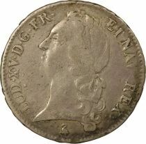 Louis XV - Silver Ecu, with Headband - 1759 A Paris