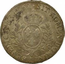 Louis XV - Silver Ecu, with Headband - 1762 L Bayonne