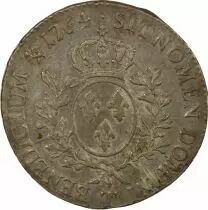 Louis XV - Silver Ecu, with Headband - 1764 T Nantes
