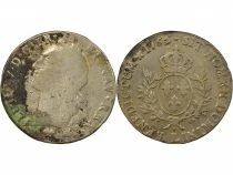 Louis XV - Silver Ecu, with Headband - 1765 L Bayonne, Treasure Trove of the Sauvionni&egrave;res